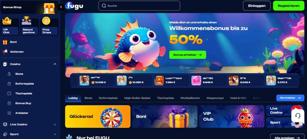 Fugu Casino Testbericht – Erfahrungen, Boni und Spielangebot für Deutschland