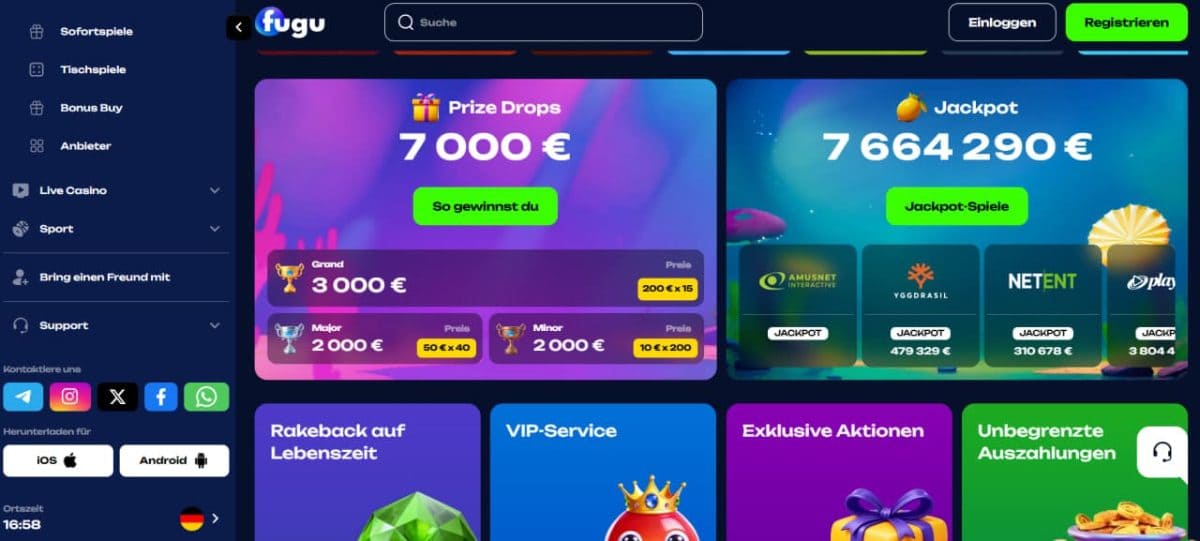 Fugu Casino Testbericht – Erfahrungen, Boni und Spielangebot für Deutschland image 2
